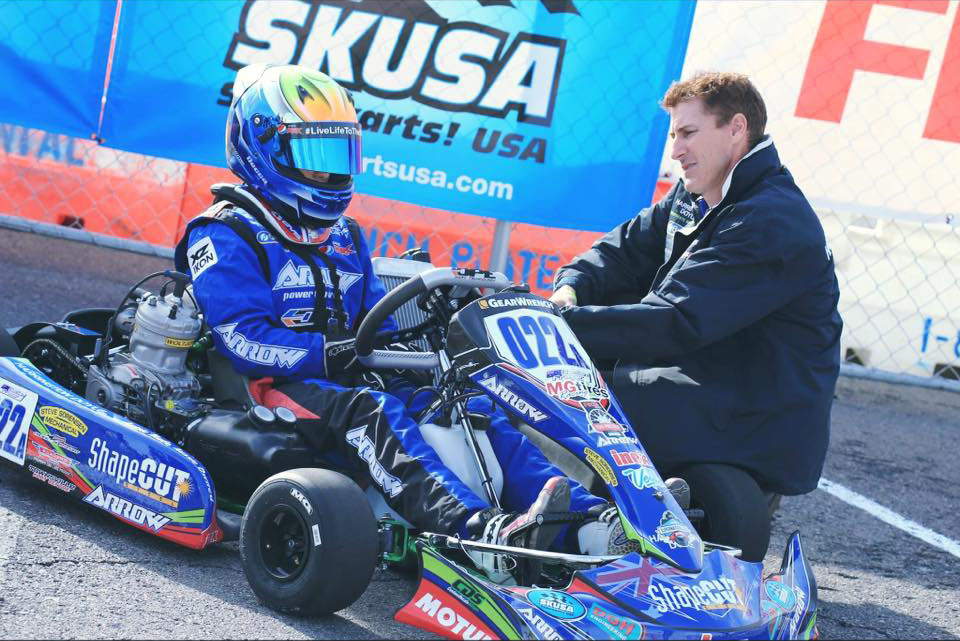 ShapeCUT sponsors go kart champion Declan Fraser