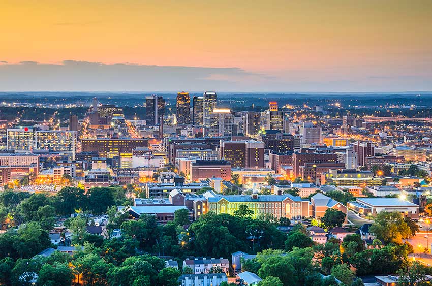 Birmingham, Alabama Skyline