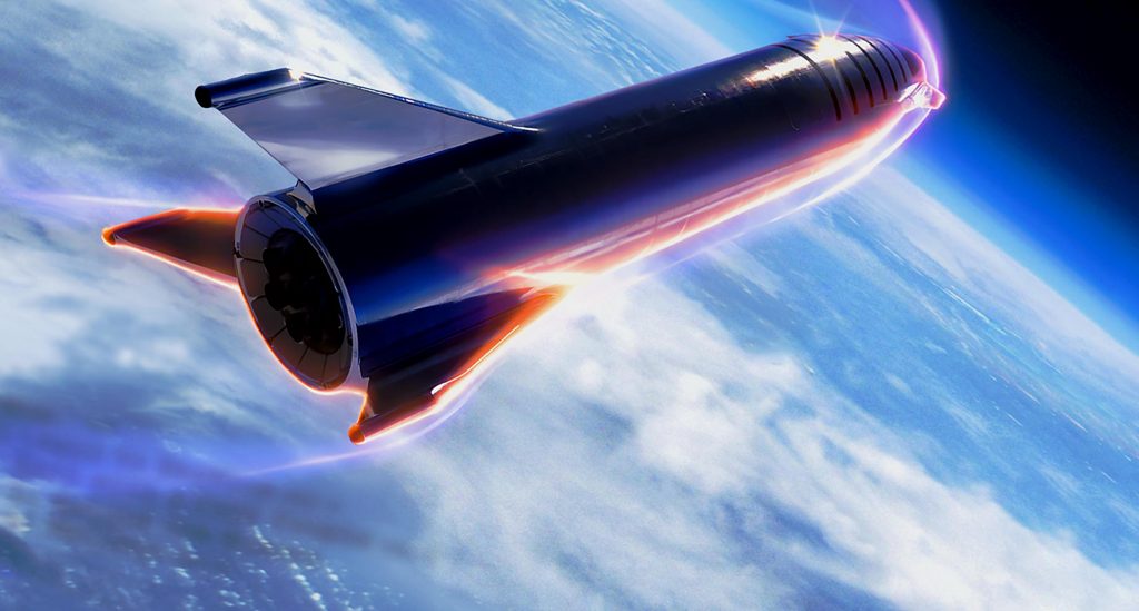 SpaceX Starship render