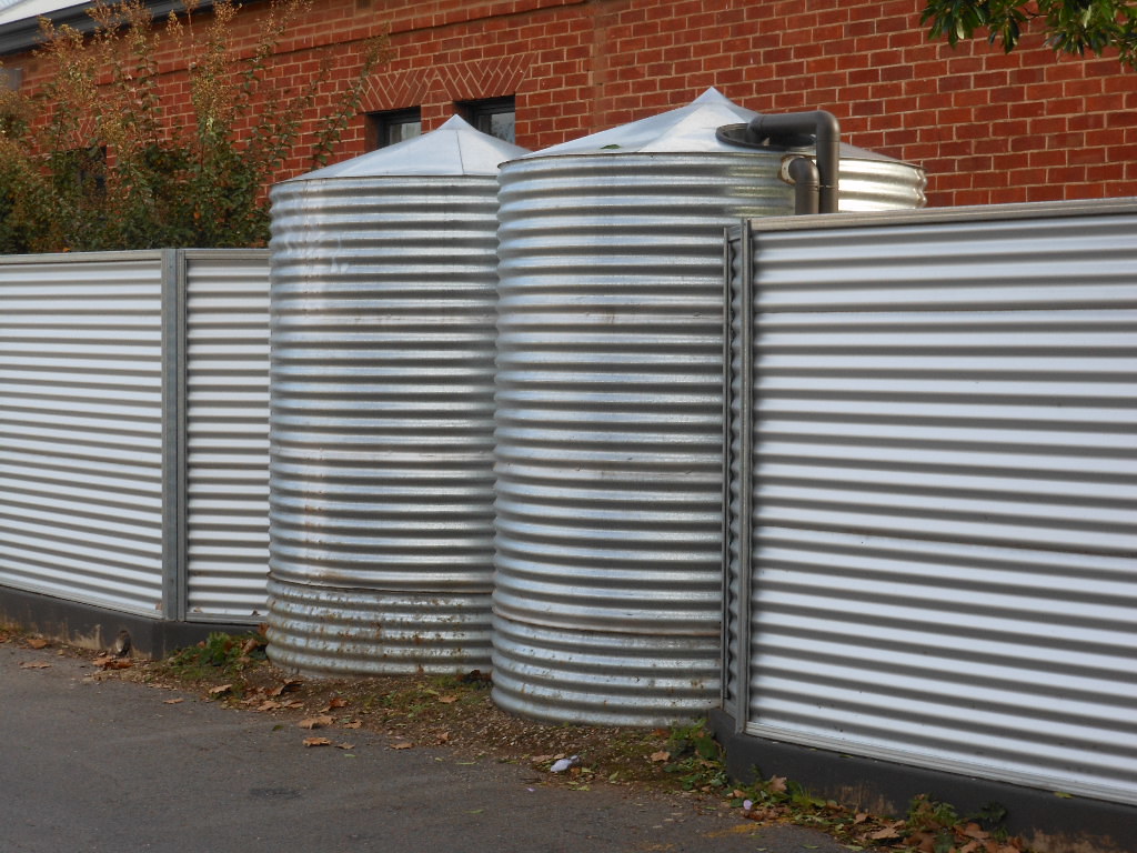 Galvanised steel structure