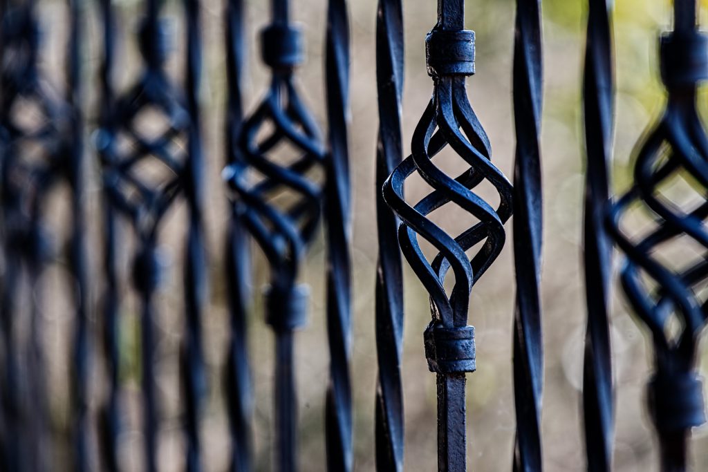 Wrought iron gate