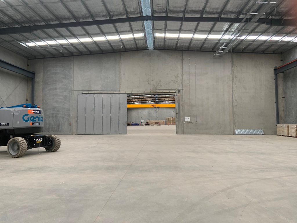 ShapeCUT's Brisbane Warehousing space - almost there!